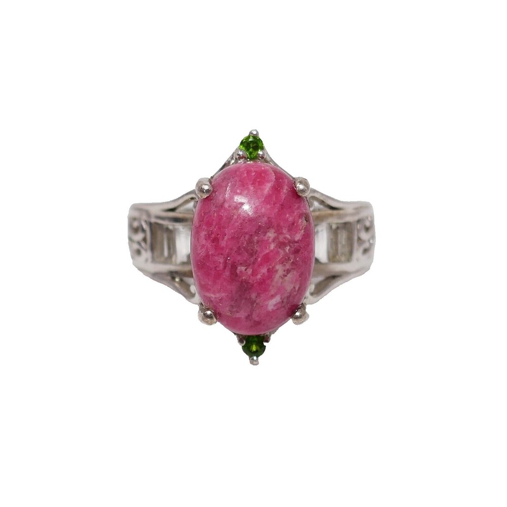 STS Sterling Silver 925 Gemstone Ring Size 9